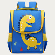 Cartoon Backpack For Kids Animal Printing Spine Protect Schoolbag