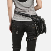 Multifunctional Waist Bag For Party Steampunk Gothic Hip Belt Bag