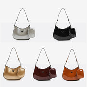 Crossbody Bag For Women Vintage Glossy Portable Shoulder Bag