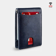 RFID Genuine Leather Exquisite Card Holder