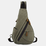Casual Travel Canvas Sling Bag Daypack Shoulder Backpack For Women Men