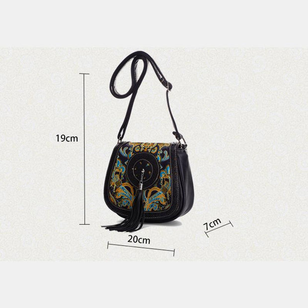 Boho Style Tassel Crossbody Bag