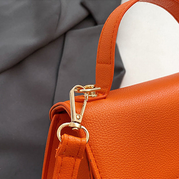 Mini Classic Handbag Women Pure Leather Crossbody Dating Purse