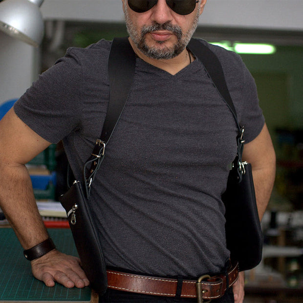 Outdoor Underarm Strap Holster For Men Adjustable Vest Pouch Bag
