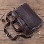 Genuine Leather Vintage Business Messenger Bag