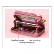 Multifunctional Kiss-Lock Crossbody Phone Bag