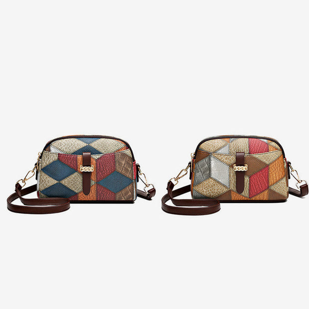 Contrast Color Crossbody Bag For Women Chic Shoulder Bag