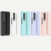 Colorful Samsung Galaxy Z Fold 2/3/4/5 Case Phone Case With Elastic Wrist Strap