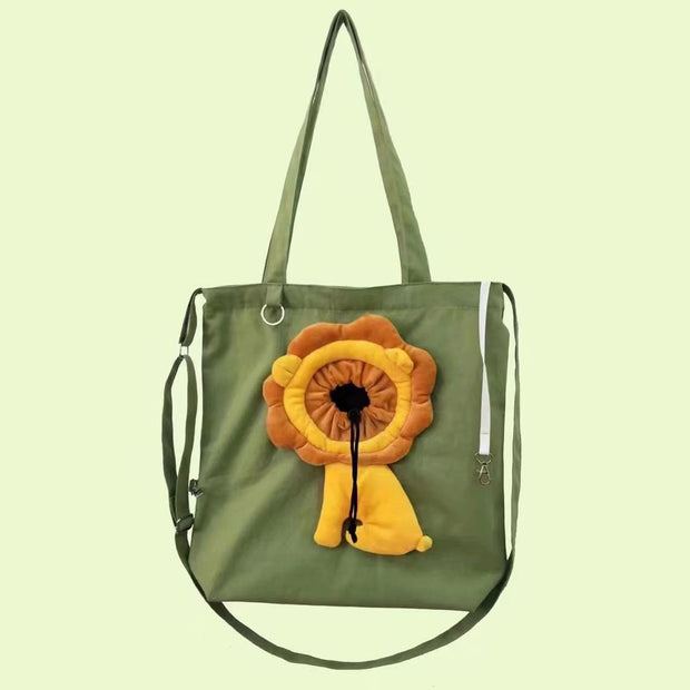 Pet Carrier For Small Animal Travel Canvas Shoulder Carrying Bag