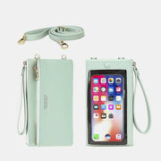 Phone Bag for Women Touchable Minimalist Leather Daily Shopping Wallet