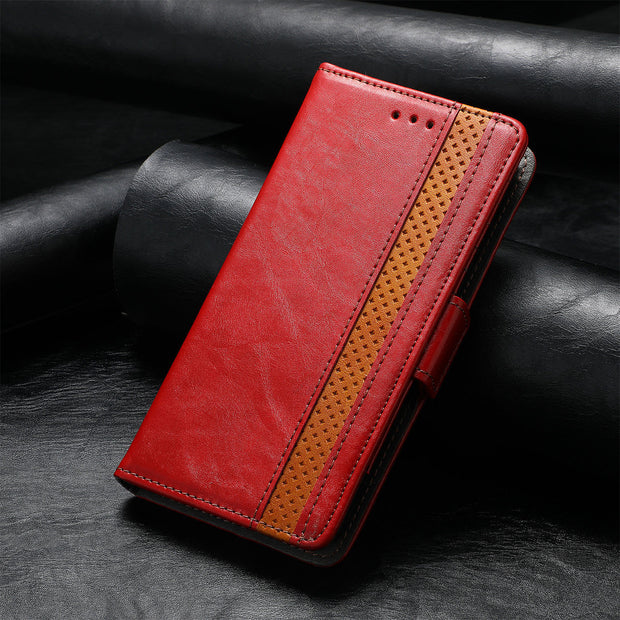 Samsung Fold Series Leather Phone Case Business RFID Case