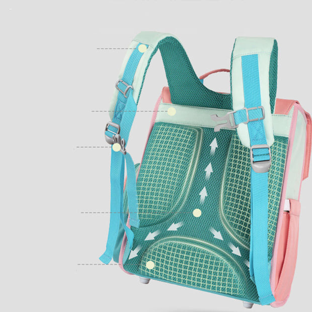 Kids Backpack Colorful Girls Backpack Bookbags Middle School Elementary School Bag