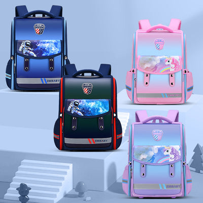 Kids Backpack for School Boys Girls Space Astronaut Unicorn Preschool Bookbag