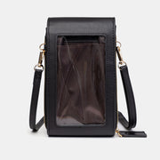 Multi-Compartment Phone Bag With Clear Window
