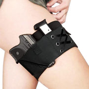 Women Invisible Thigh Holster Drop Leg Holster with Magazine Pouches
