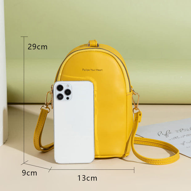 Small Crossbody Bag for Women Girls Cute Mini Leather Cellphone Purse